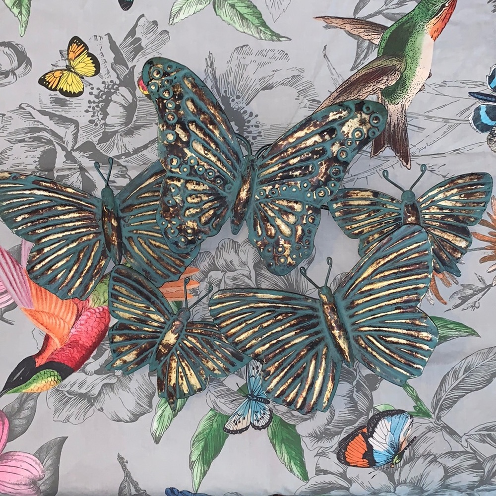 Metal Butterfly Wall Hanging